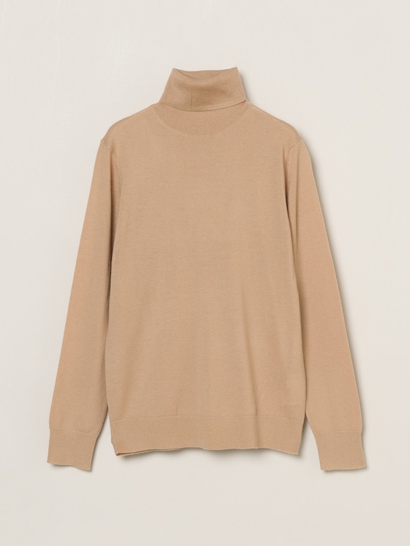 Merino superfine l/s turtle neck｜スリードッツ オフィシャル