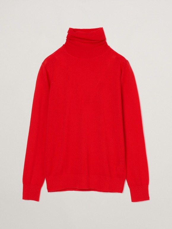 Merino superfine l/s turtle neck