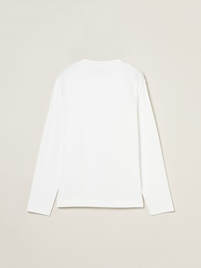 Men's powdery cotton crew neck 詳細画像