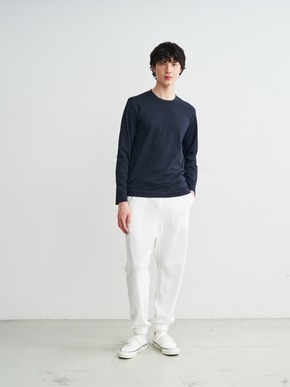 Men's powdery cotton crew neck 詳細画像