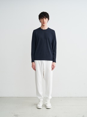 Men's powdery cotton crew neck 詳細画像