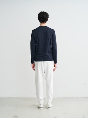 Men's powdery cotton crew neck 詳細画像