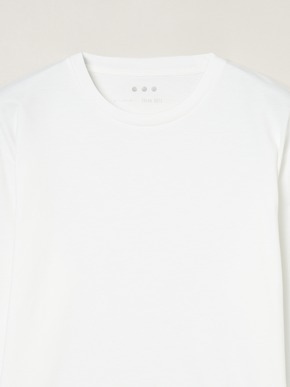 Men's powdery cotton crew neck 詳細画像