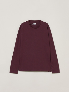 Men's powdery cotton crew neck 詳細画像