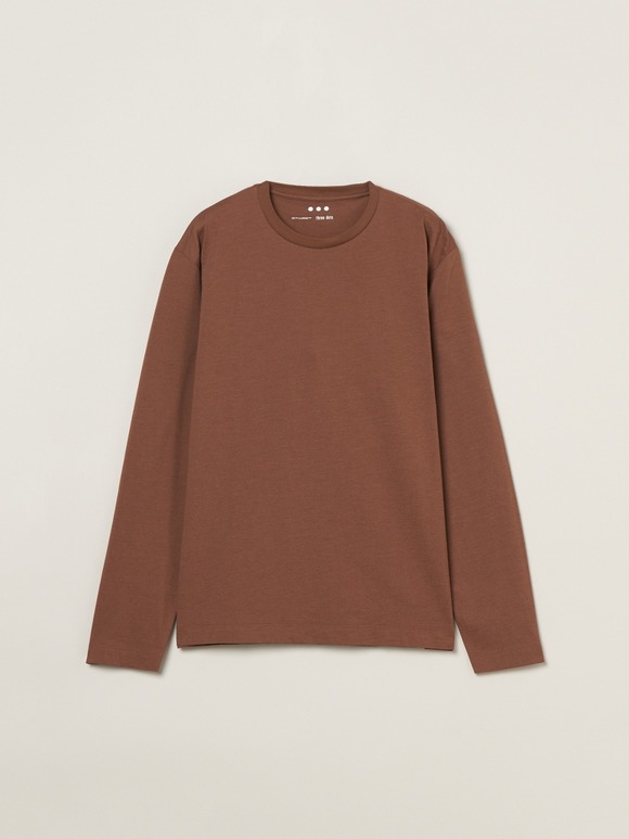 Men's powdery cotton crew neck