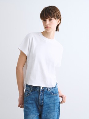 Organic cotton knit cropped alex 詳細画像