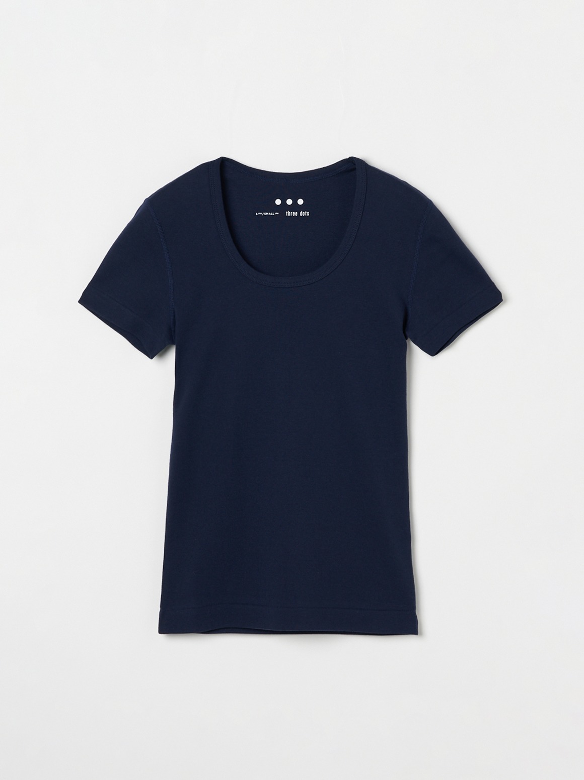 【未使用、新品】three dots Tシャツ　オーガニックコットンジェシカ