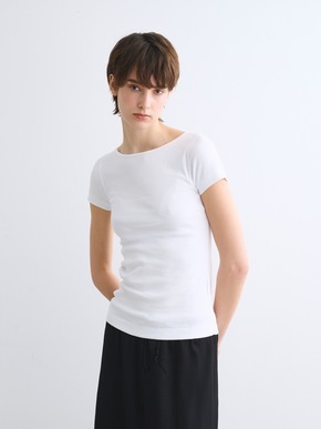 Organic cotton Knit s/s ginger 詳細画像