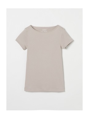 Organic cotton Knit s/s ginger 詳細画像