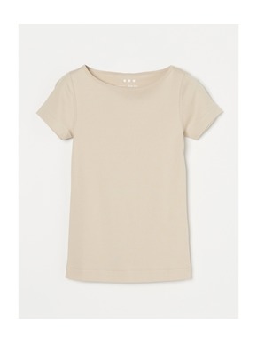 Organic cotton Knit s/s ginger 詳細画像