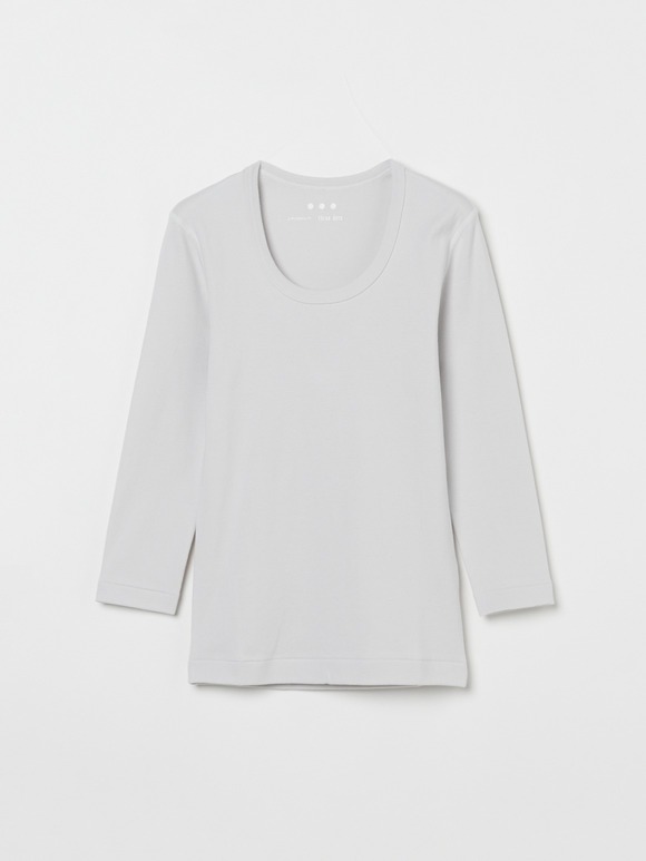 Organic cotton knit 3/4sleeve jessica