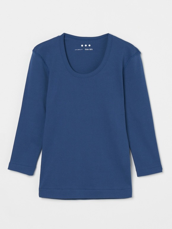 Organic cotton knit 3/4sleeve jessica