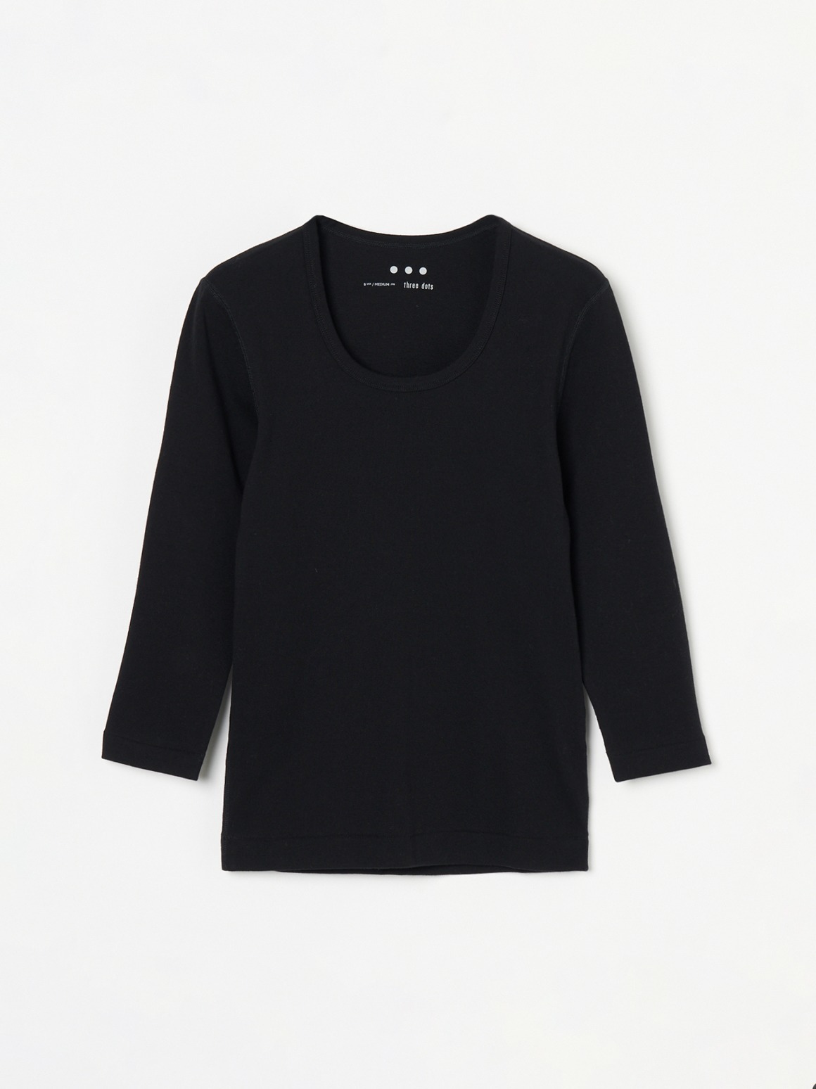 Organic cotton knit 3/4sleeve jessica