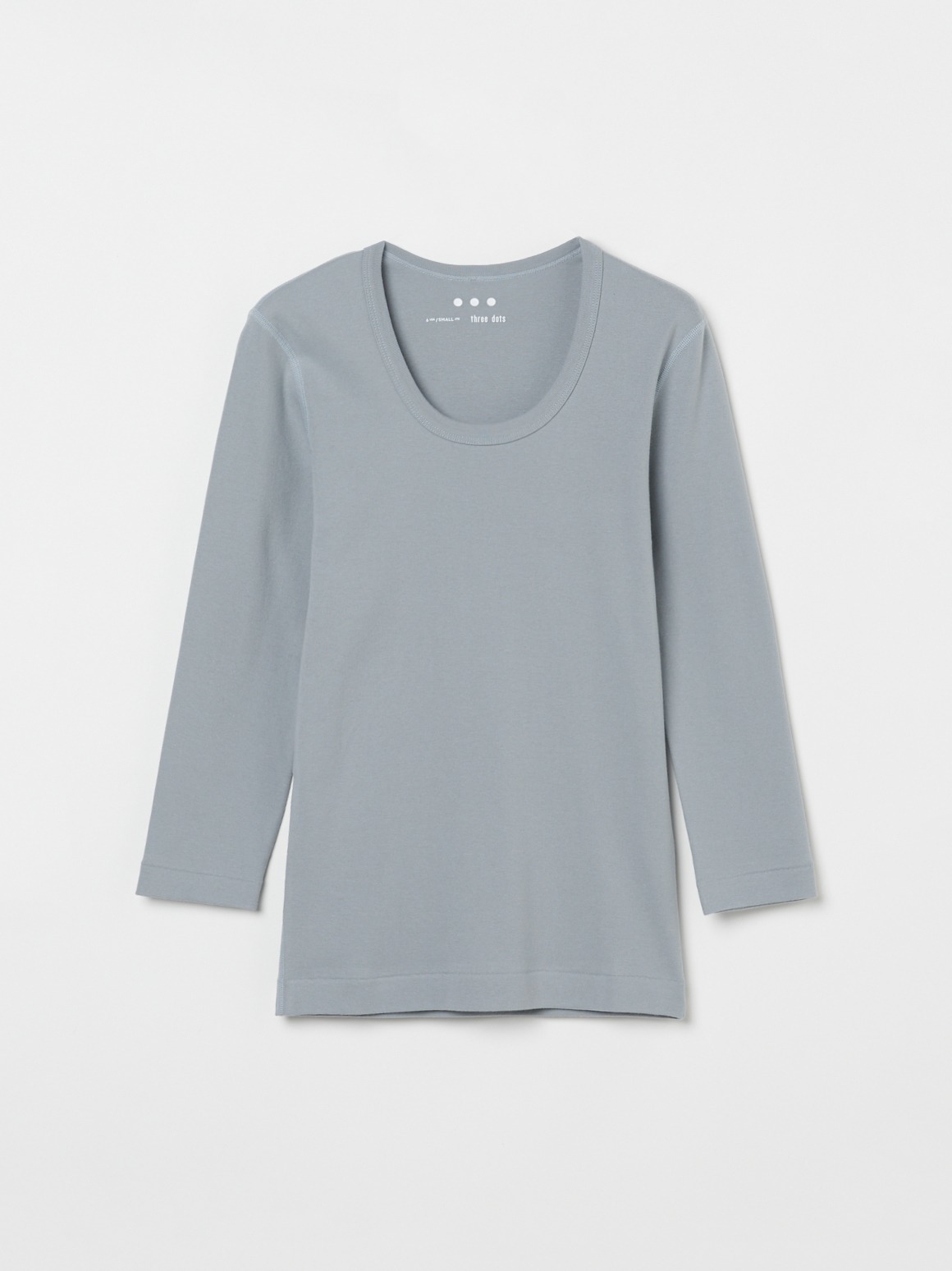 Organic cotton knit 3/4sleeve jessica|スリードッツ オフィシャル Organic cotton knit 3/4sleeve jessica|スリードッツ オフィシャル