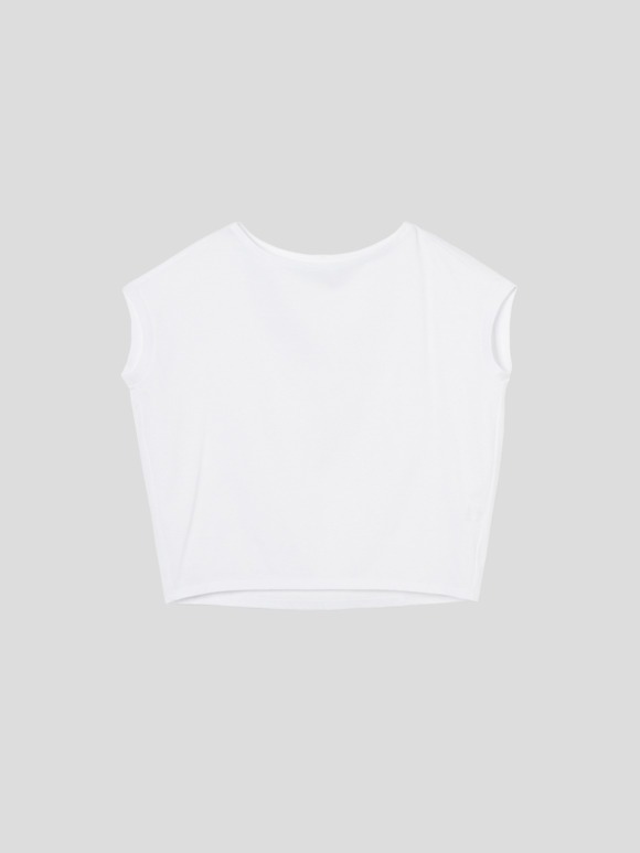 Big stripe french sleeve tee