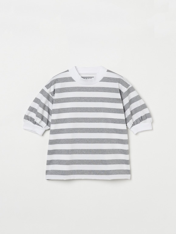 Big stripe puff s/s tee