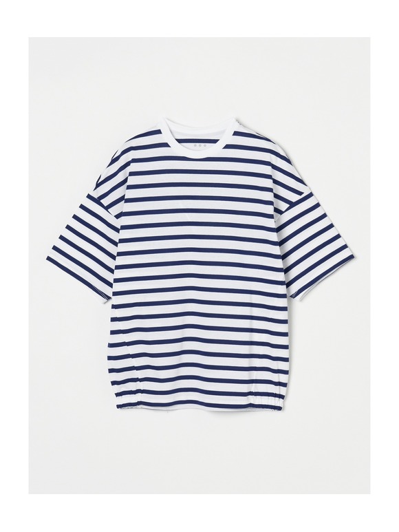 Unisex basque border crew neck