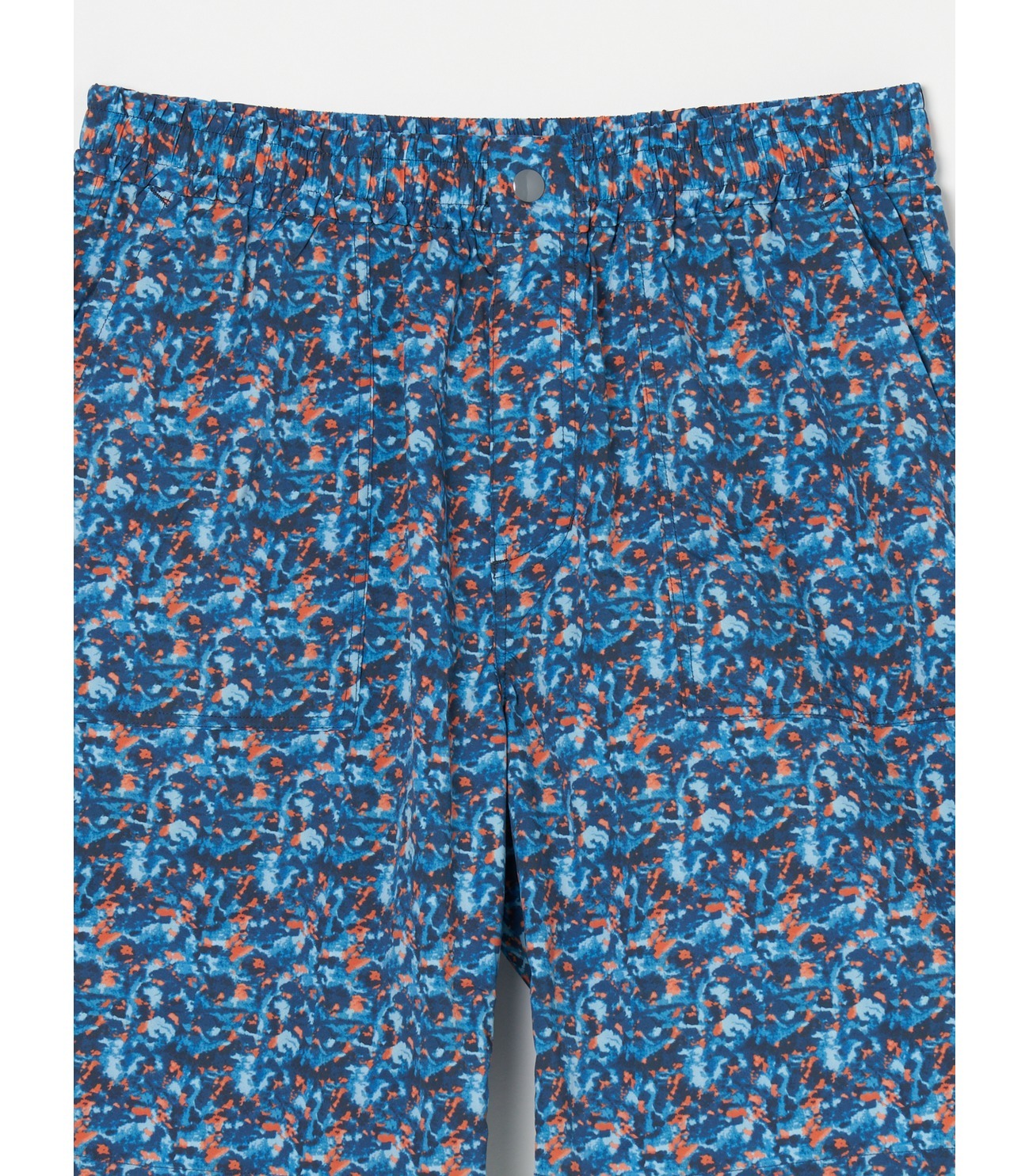Unisex blue marble shorts 詳細画像 blue multi 2