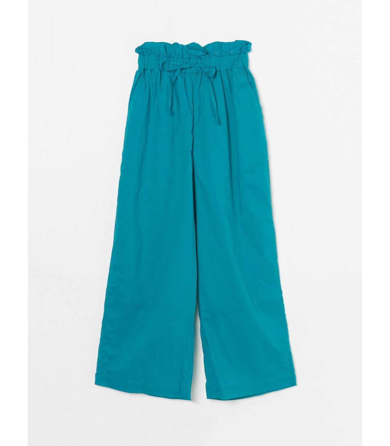 Cotton loan wide pant 詳細画像 turquoise 1