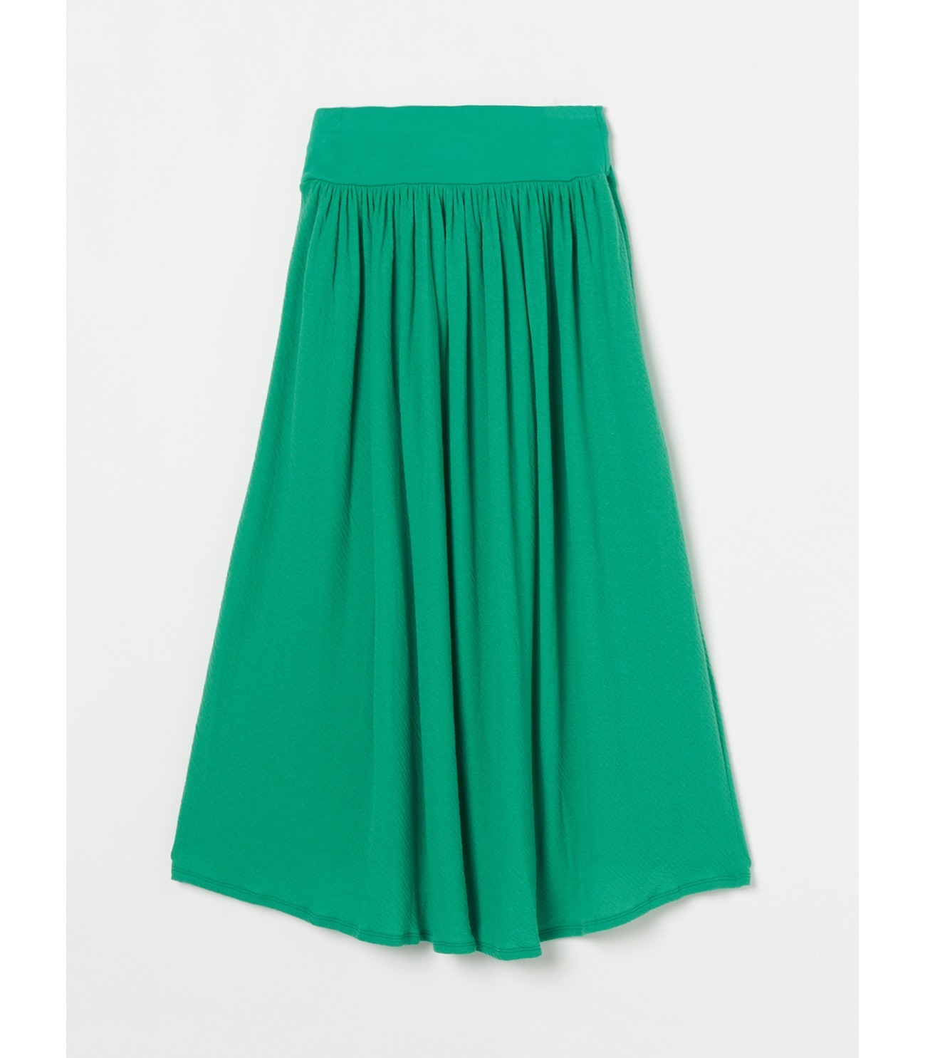 Weekend dress crepe gauze skirt 詳細画像 green 1
