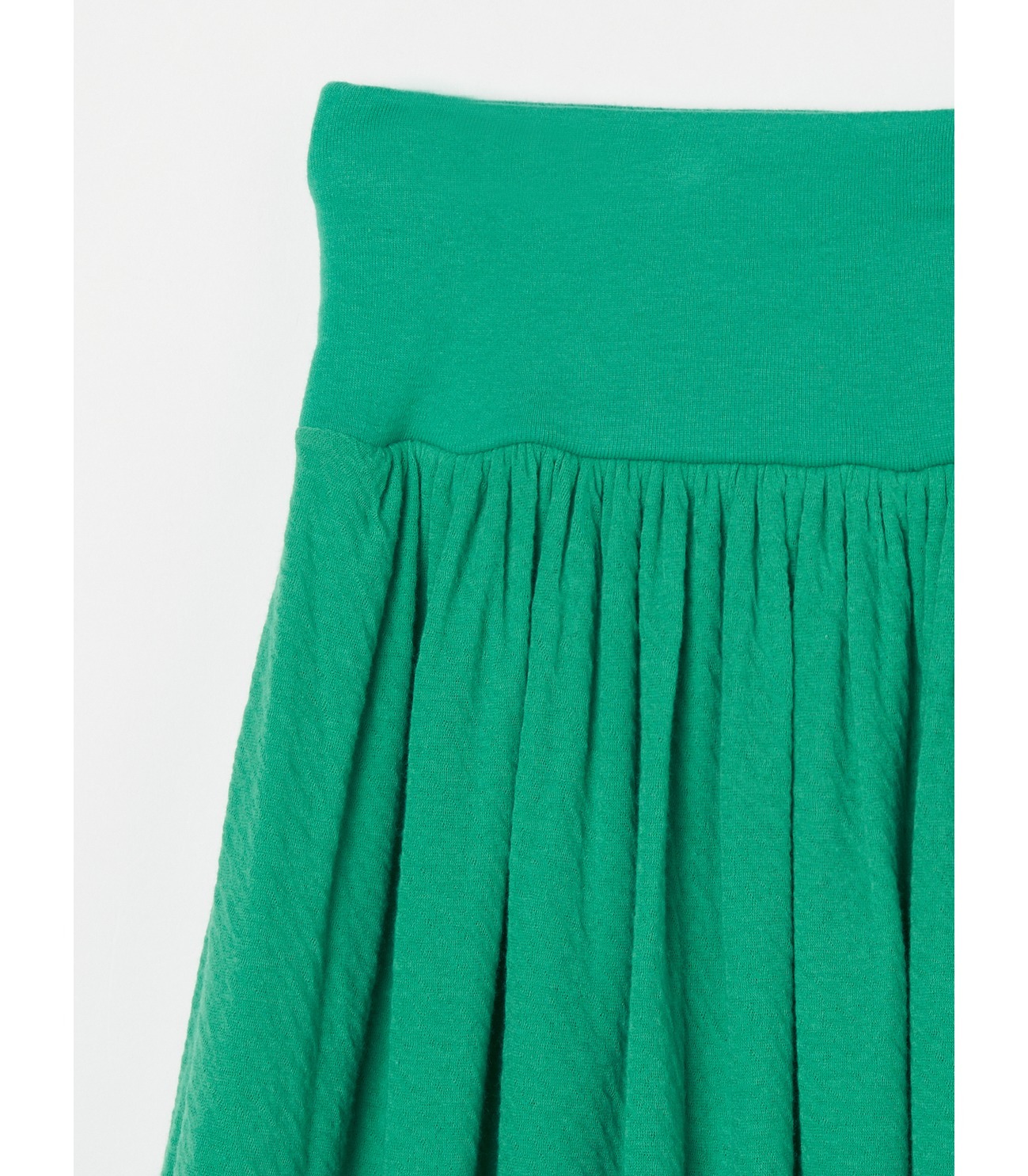Weekend dress crepe gauze skirt 詳細画像 green 3