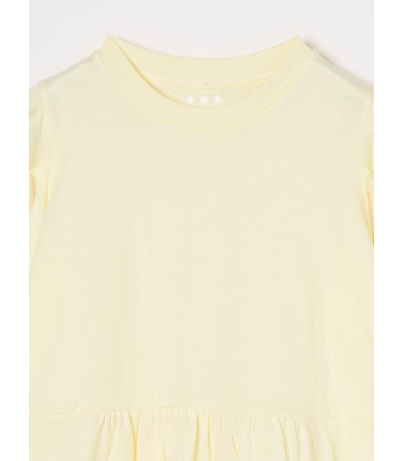 Smilecotton×weekend rafflehem T-shirt 詳細画像 sheer lemon 2