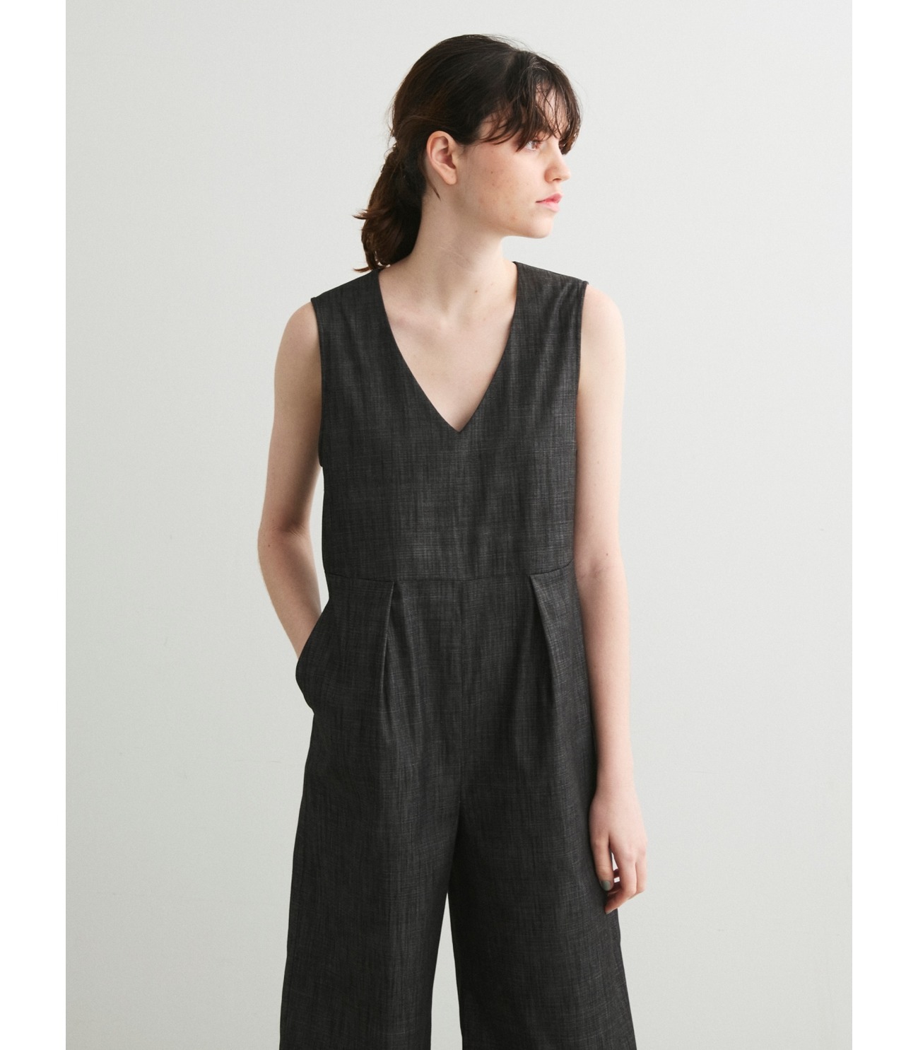 Dungaree all in one 詳細画像 black 6