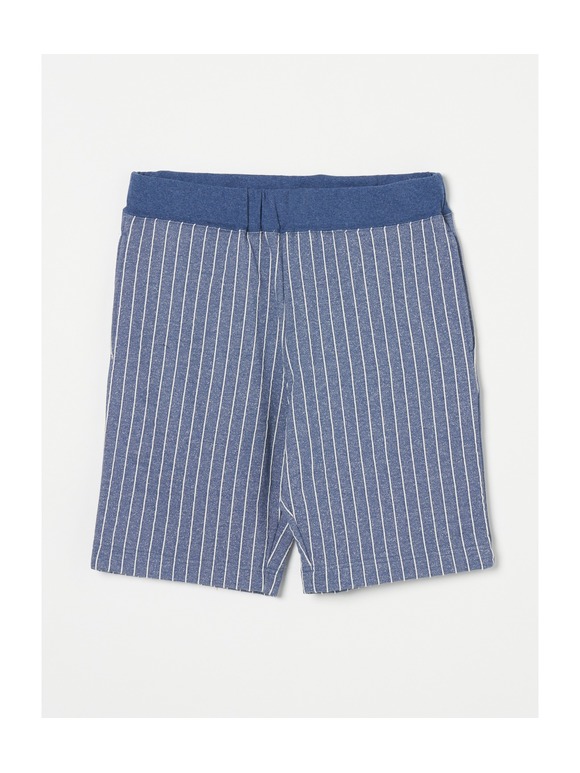 Men's fleece stripe shorts