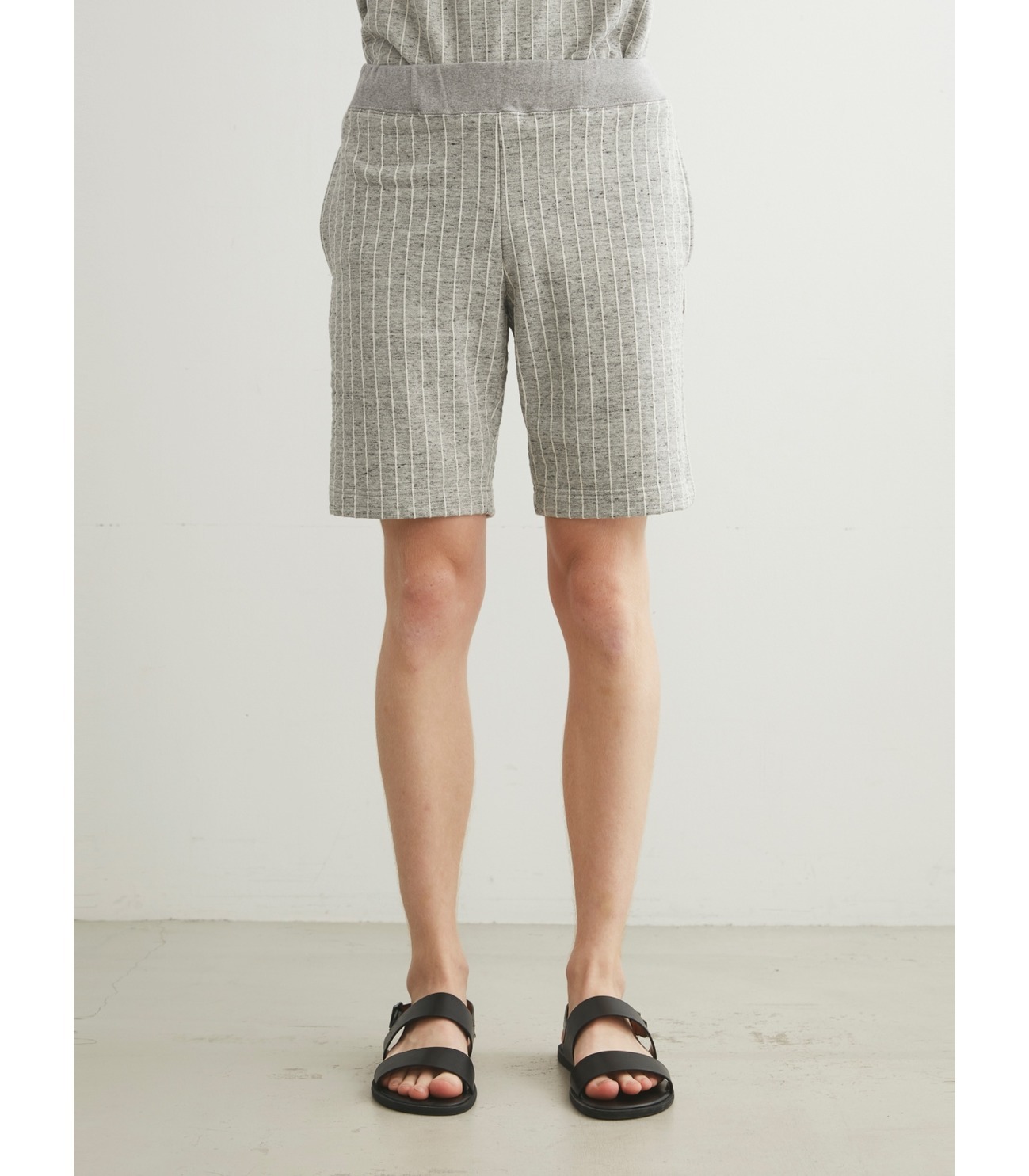 Men's fleece stripe shorts 詳細画像 granite multi 9
