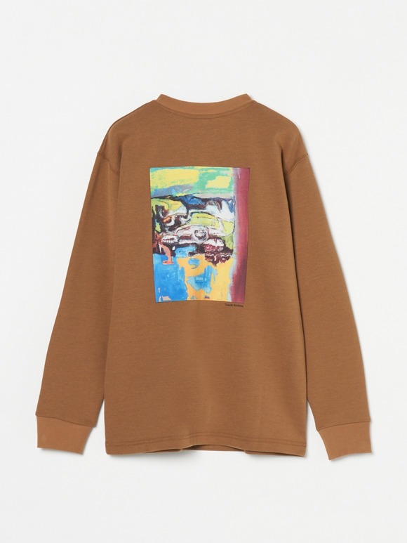 Graphic l/s crew neck tee