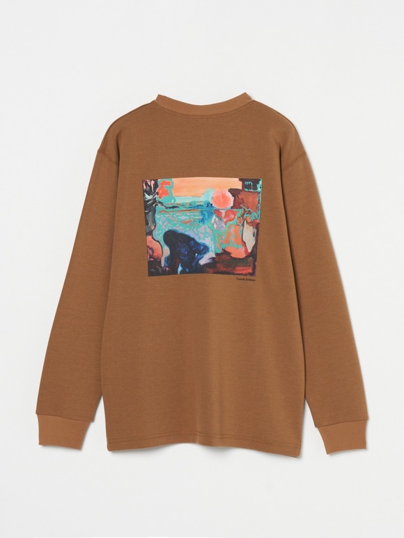 Graphic l/s crew neck tee