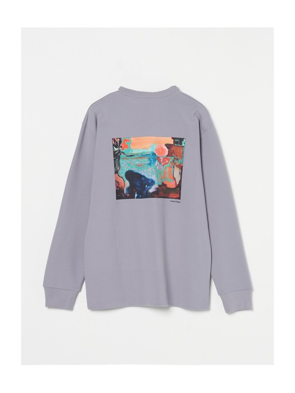 Graphic l/s crew neck tee