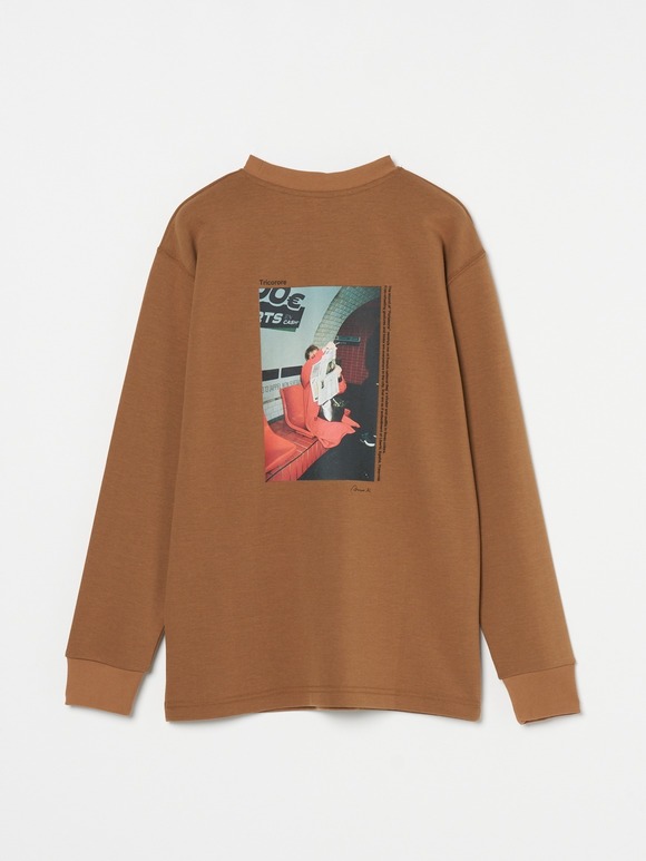 Graphic l/s crew neck tee