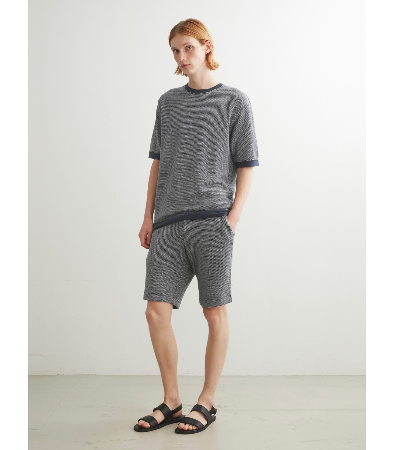 Men's inlay shorts 詳細画像 grey 8