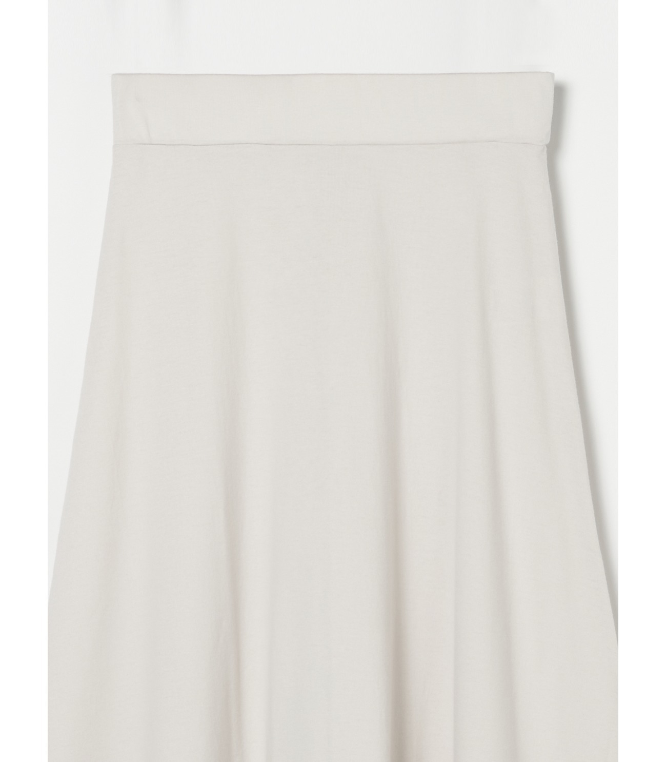 Supima cotton aline long skirt 詳細画像 lt grey 2