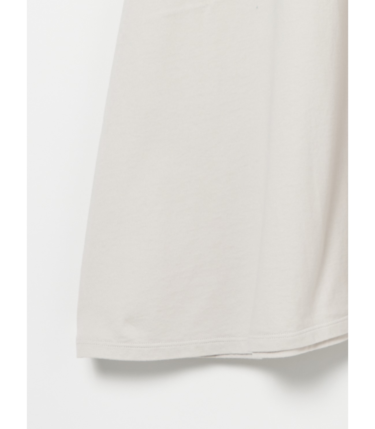 Supima cotton aline long skirt 詳細画像 lt grey 3