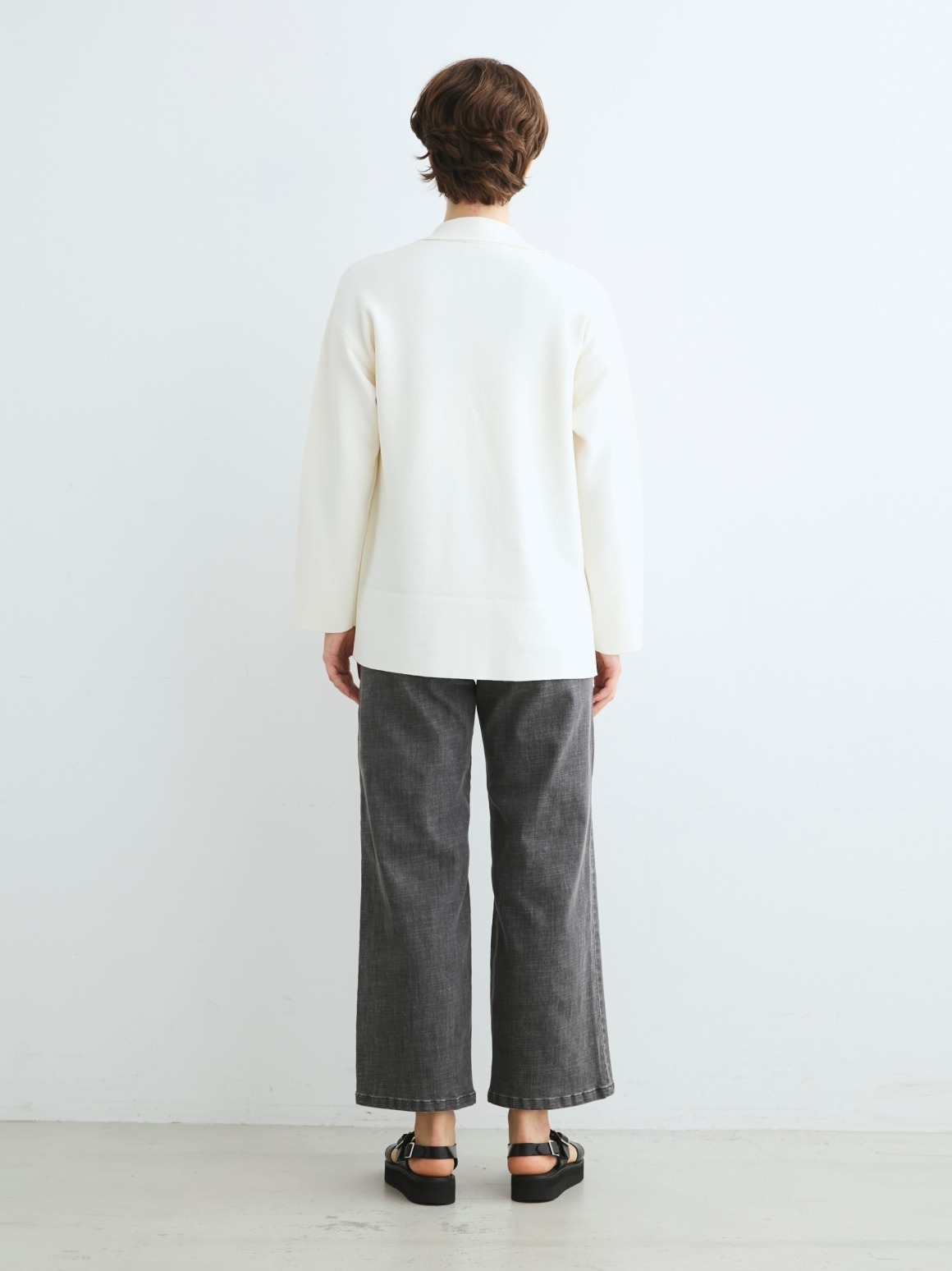 Knit outer l/s jacket 詳細画像 off white 11
