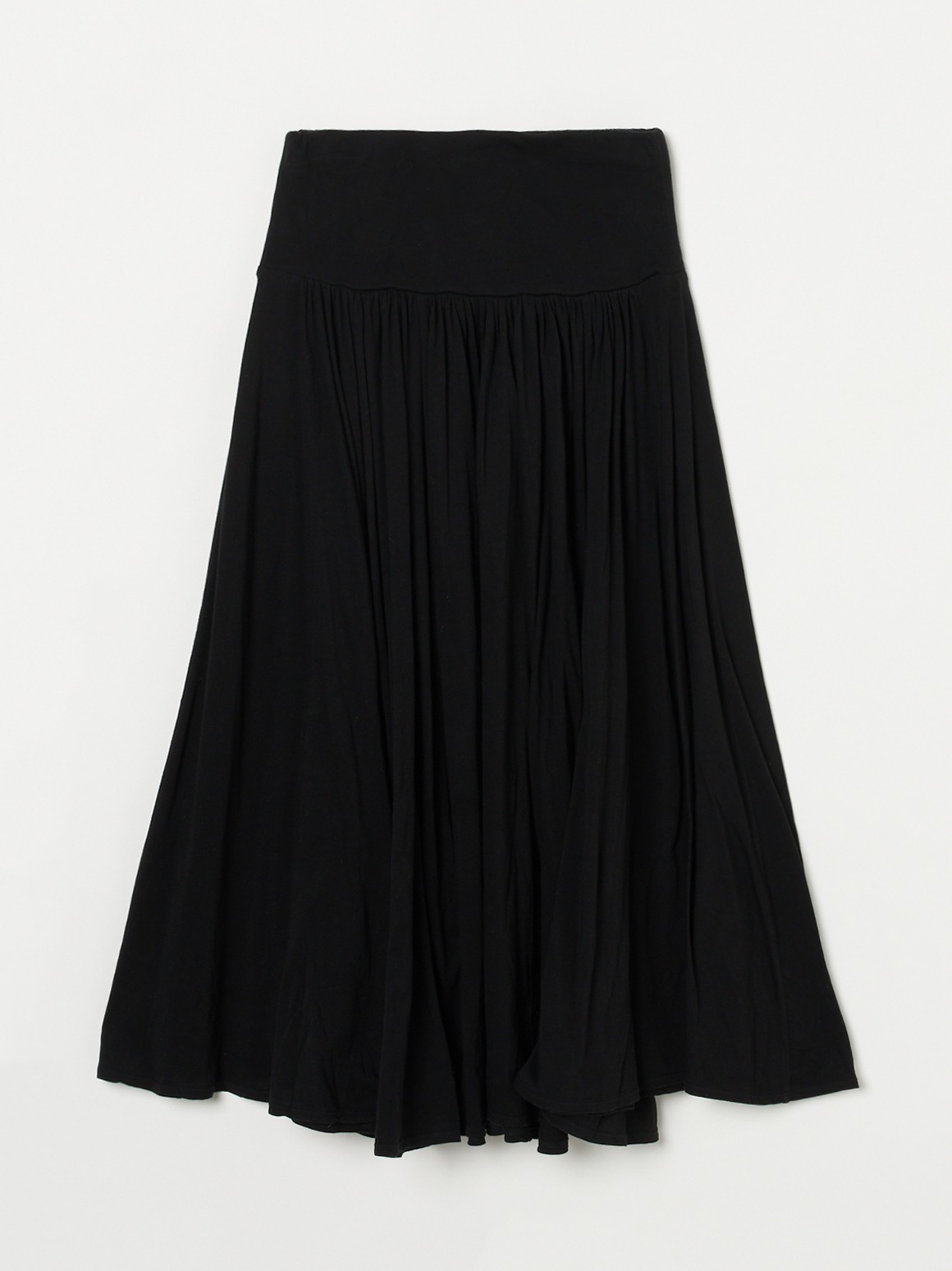 Jersey colette medium long skirt 詳細画像 black 1