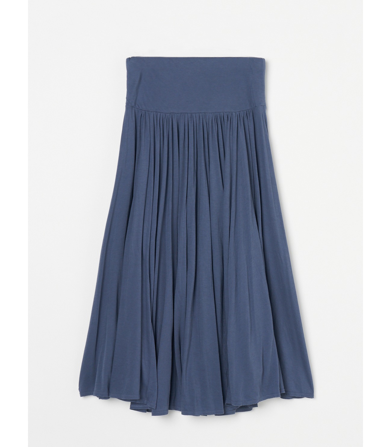 Jersey colette medium long skirt 詳細画像 blue grey 2