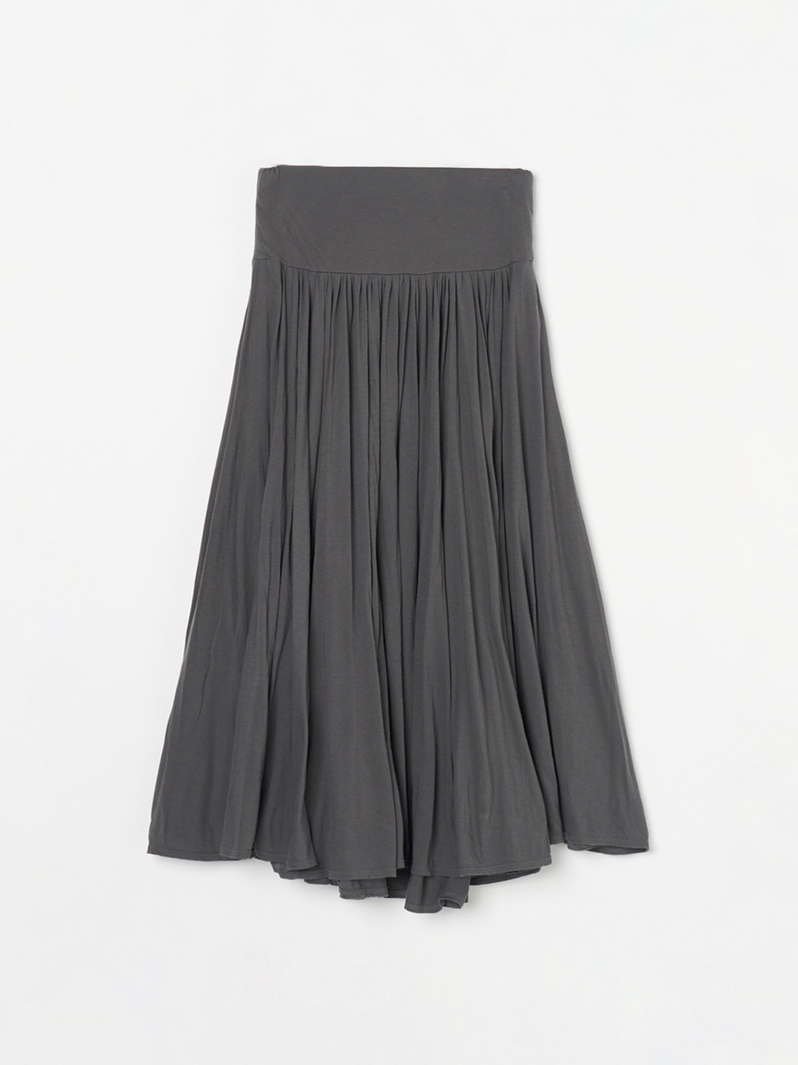 Jersey colette medium long skirt 詳細画像 charcoal 2