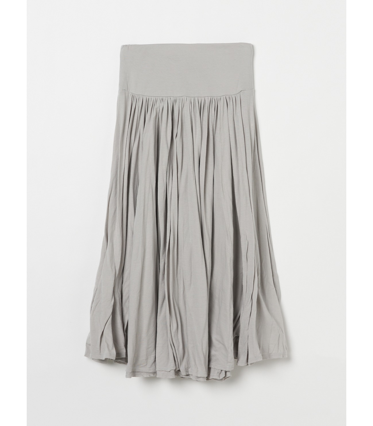 Jersey colette medium long skirt 詳細画像 ash beige 1