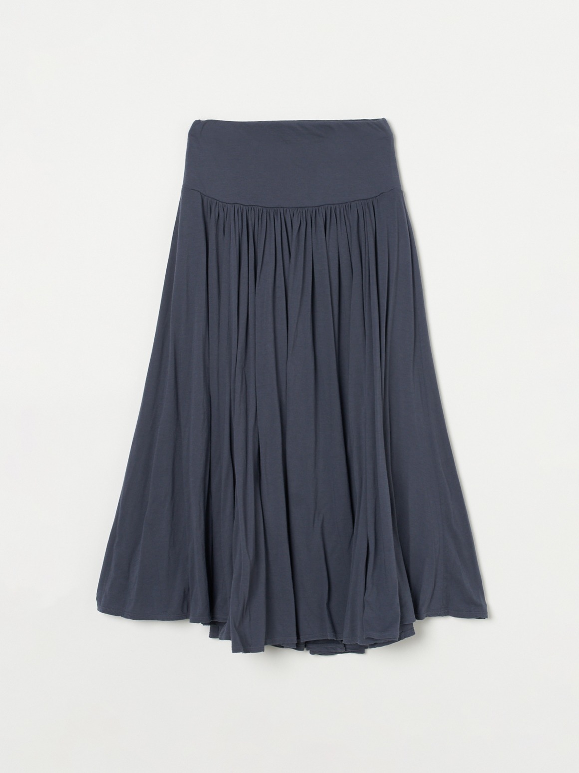Jersey colette medium long skirt 詳細画像 navy ink 2