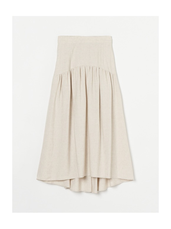 Linen rayon skirt