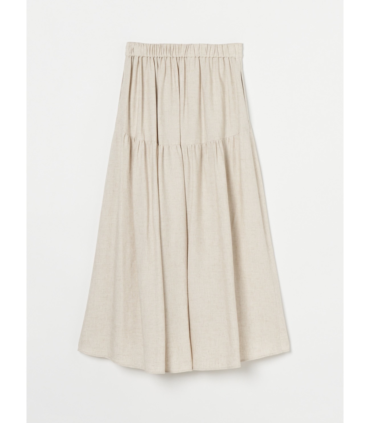 Linen rayon skirt 詳細画像 beige 1