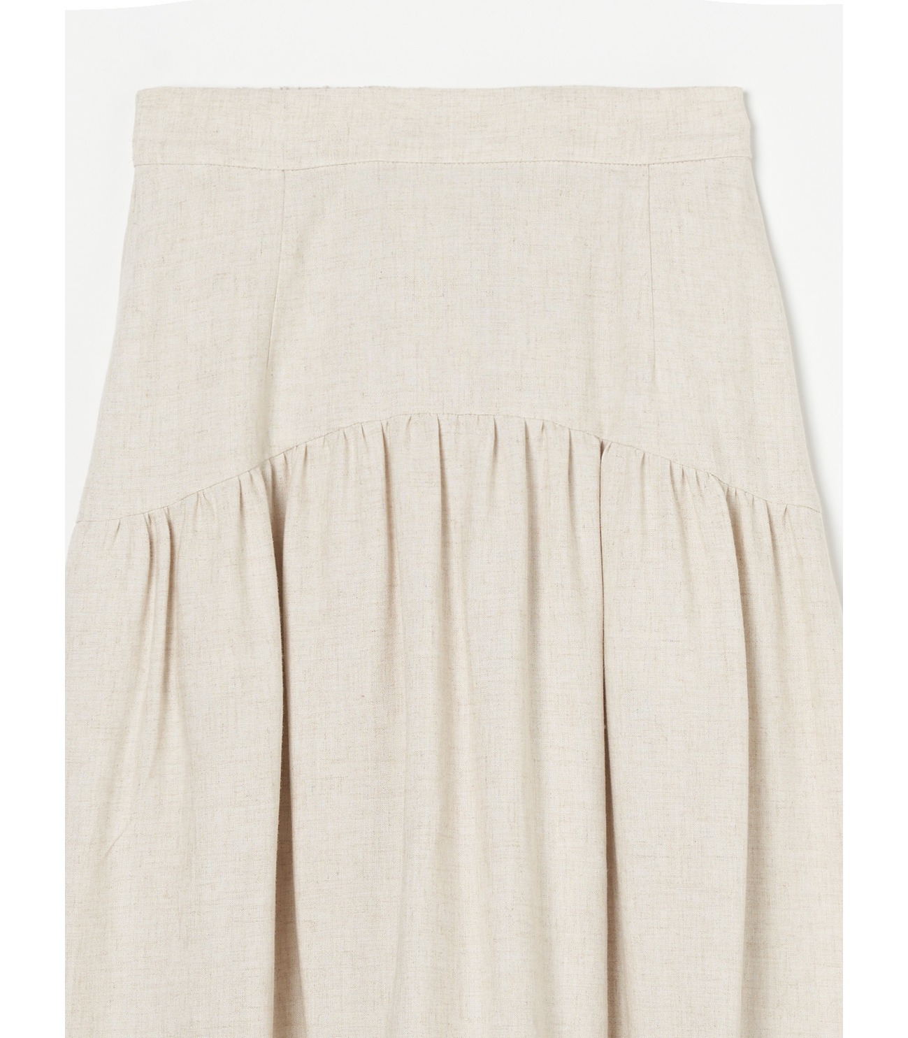 Linen rayon skirt 詳細画像 beige 2