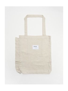 Linen rayon ruffle bag 詳細画像
