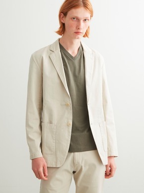 Men's organic twill 2button 2patch jacket 詳細画像