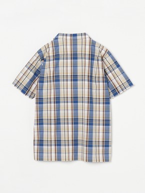 Men's 100/2premium madras shirts 詳細画像