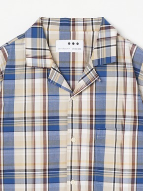 Men's 100/2premium madras shirts 詳細画像