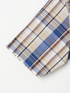 Men's 100/2premium madras shirts 詳細画像